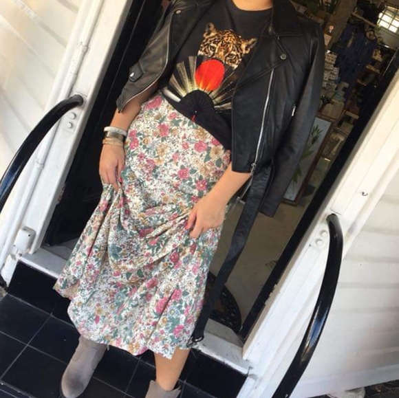 AUGUSTE THE LABEL Spring Rose Wylde Floral High Waisted Maxi Skirt - Picture 10 of 16